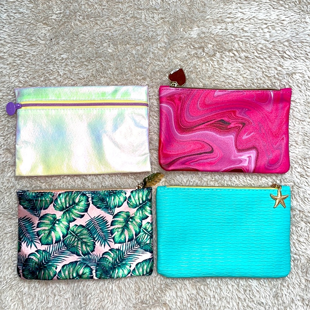 Bundle of Ipsy Makeup Cosmetic Travel Bag Pouches